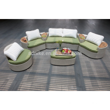 DE- (561) mobiliário de exterior de vime conjuntos de sofá modular
